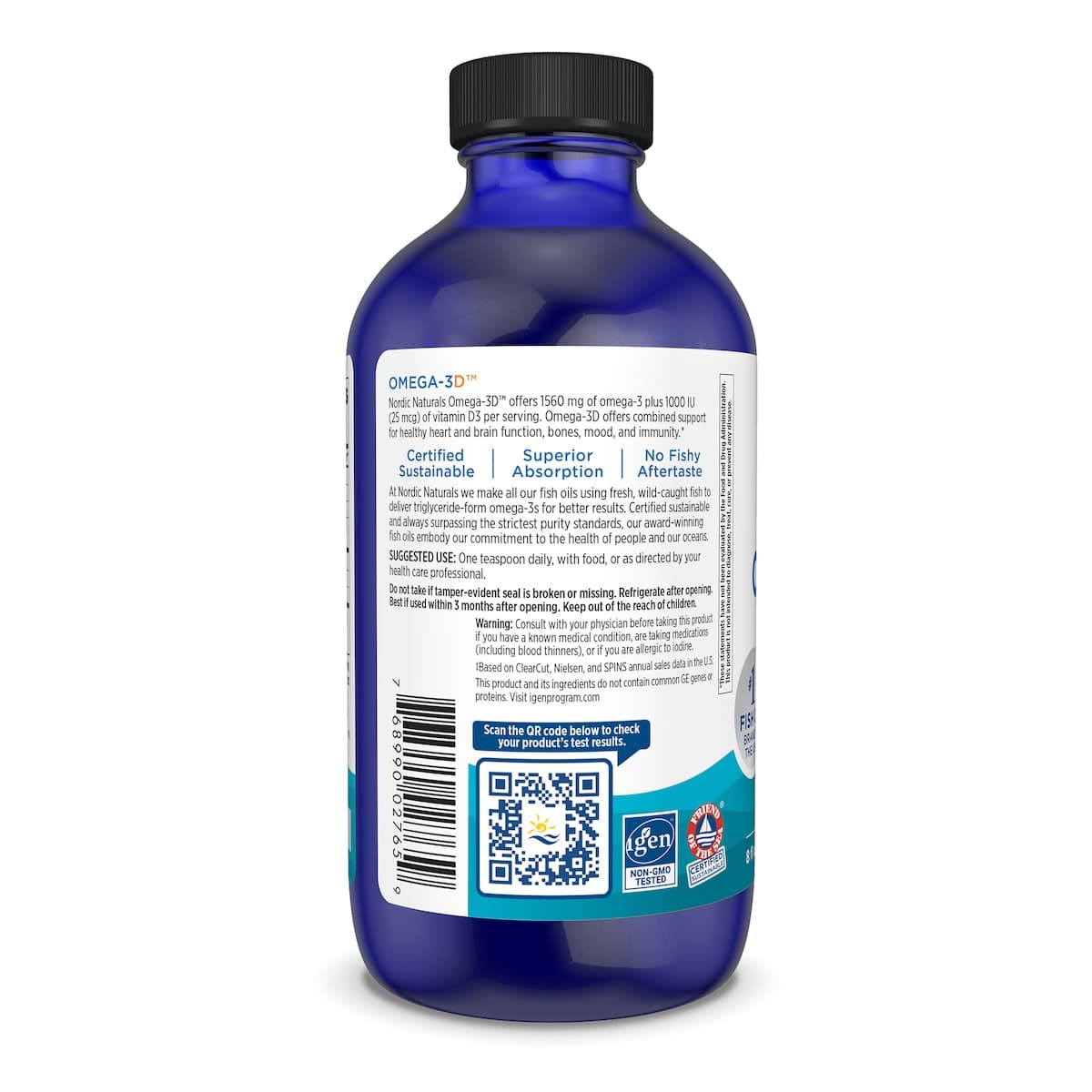 Thumbnail Nordic Naturals Omega-3D Liquid 237Ml