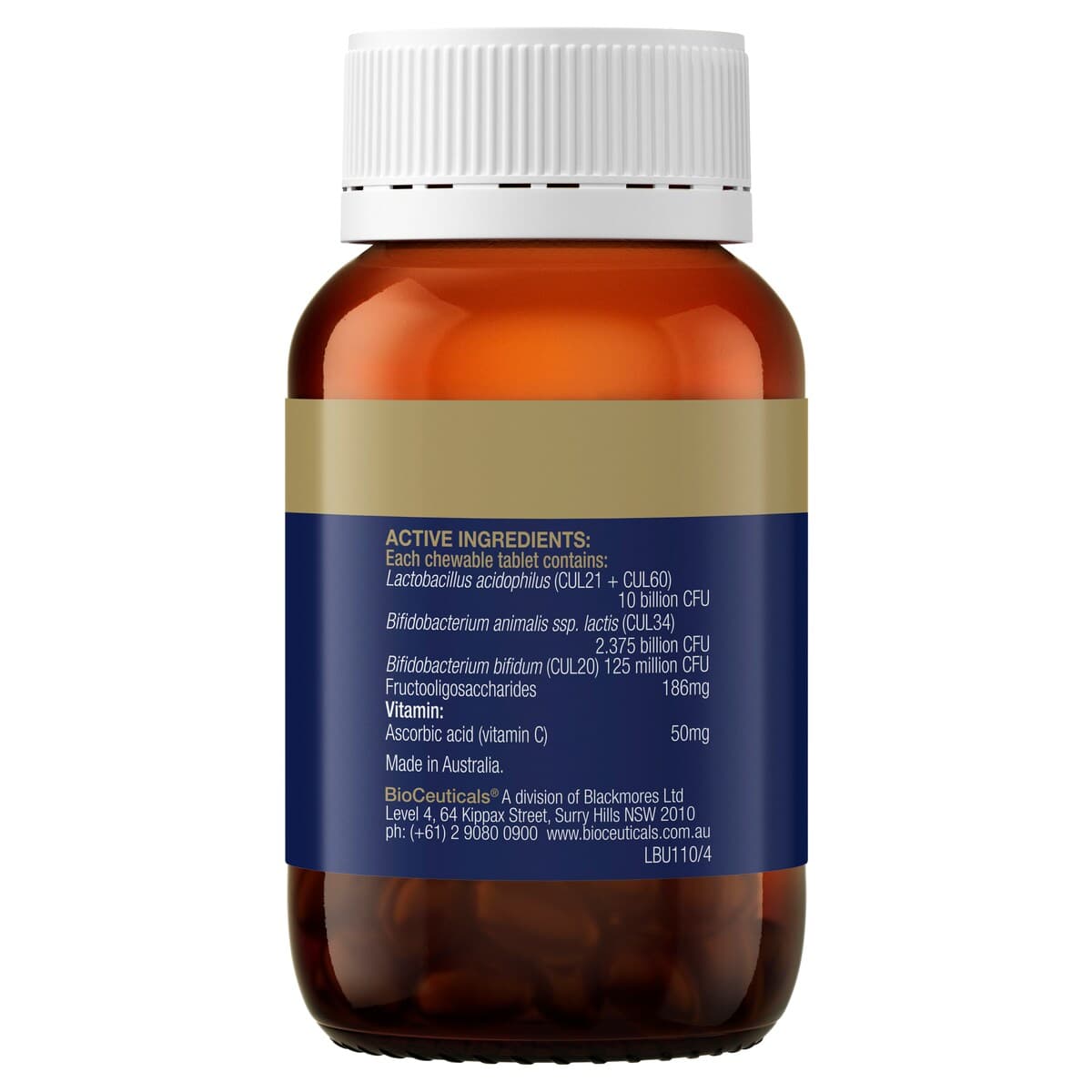 Thumbnail Bioceuticals Ultrabiotic Immune Junior 30 Tablets