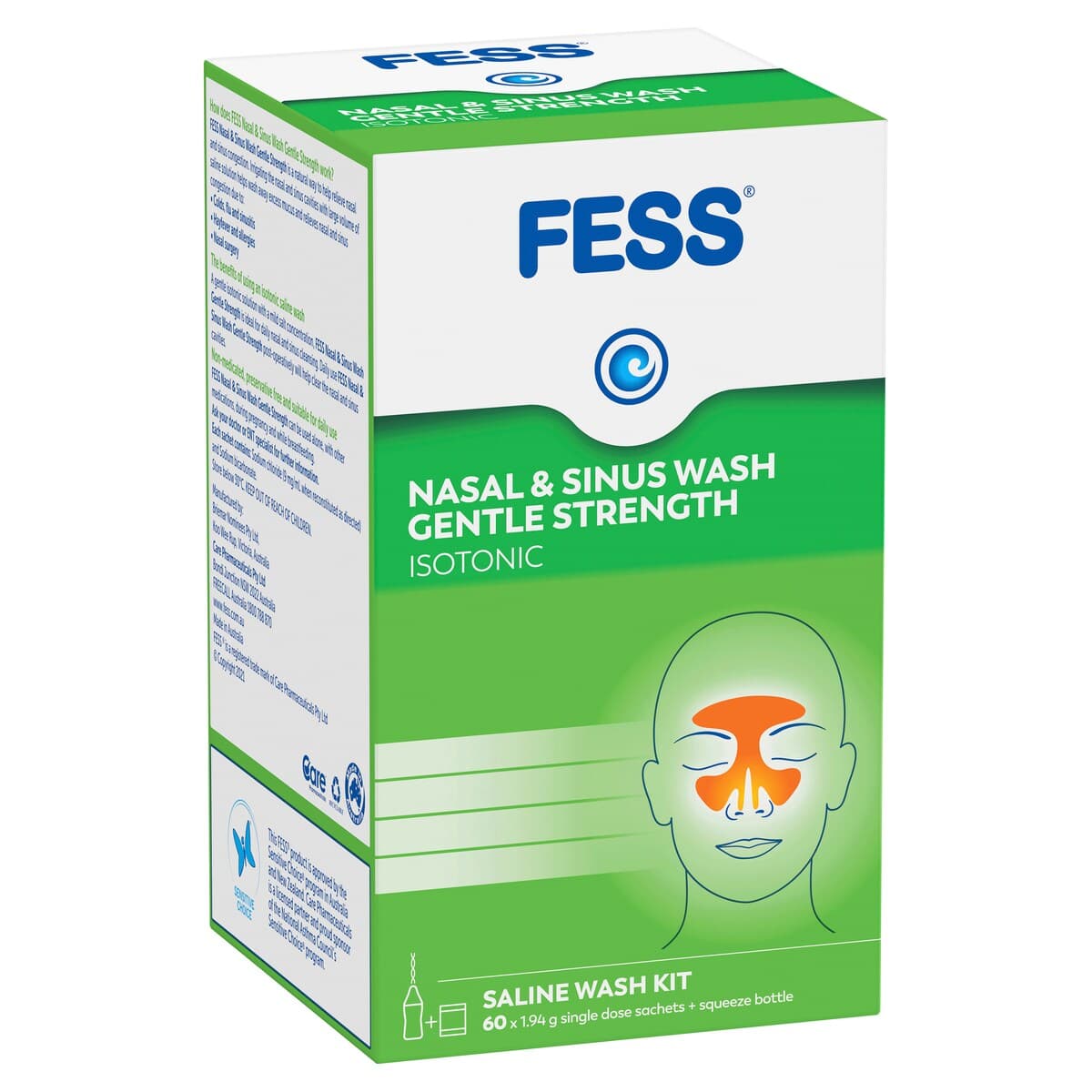 Thumbnail Fess Nasal & Sinus Wash Gentle Strength Kit