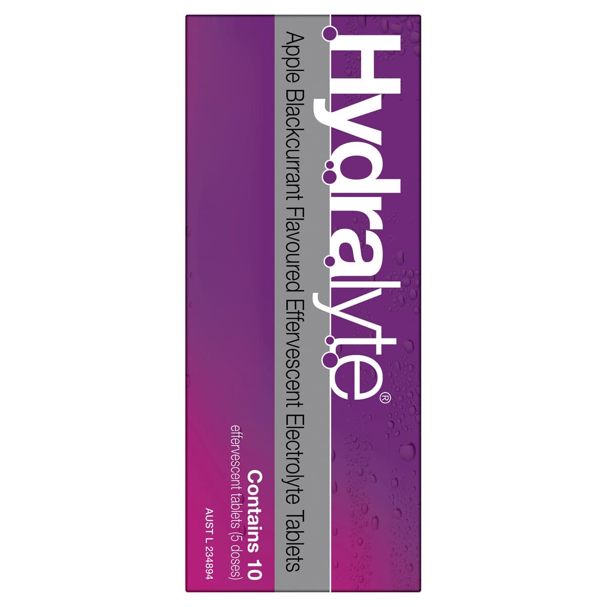 Thumbnail Hydralyte Effervescent Electrolyte Tablets Apple Blackcurrant 10 Pack