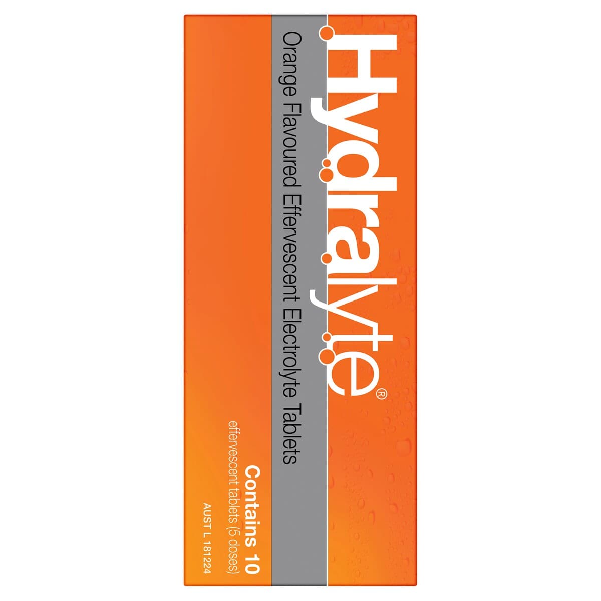 Thumbnail Hydralyte Effervescent Electrolyte Tablets Orange 10 Pack