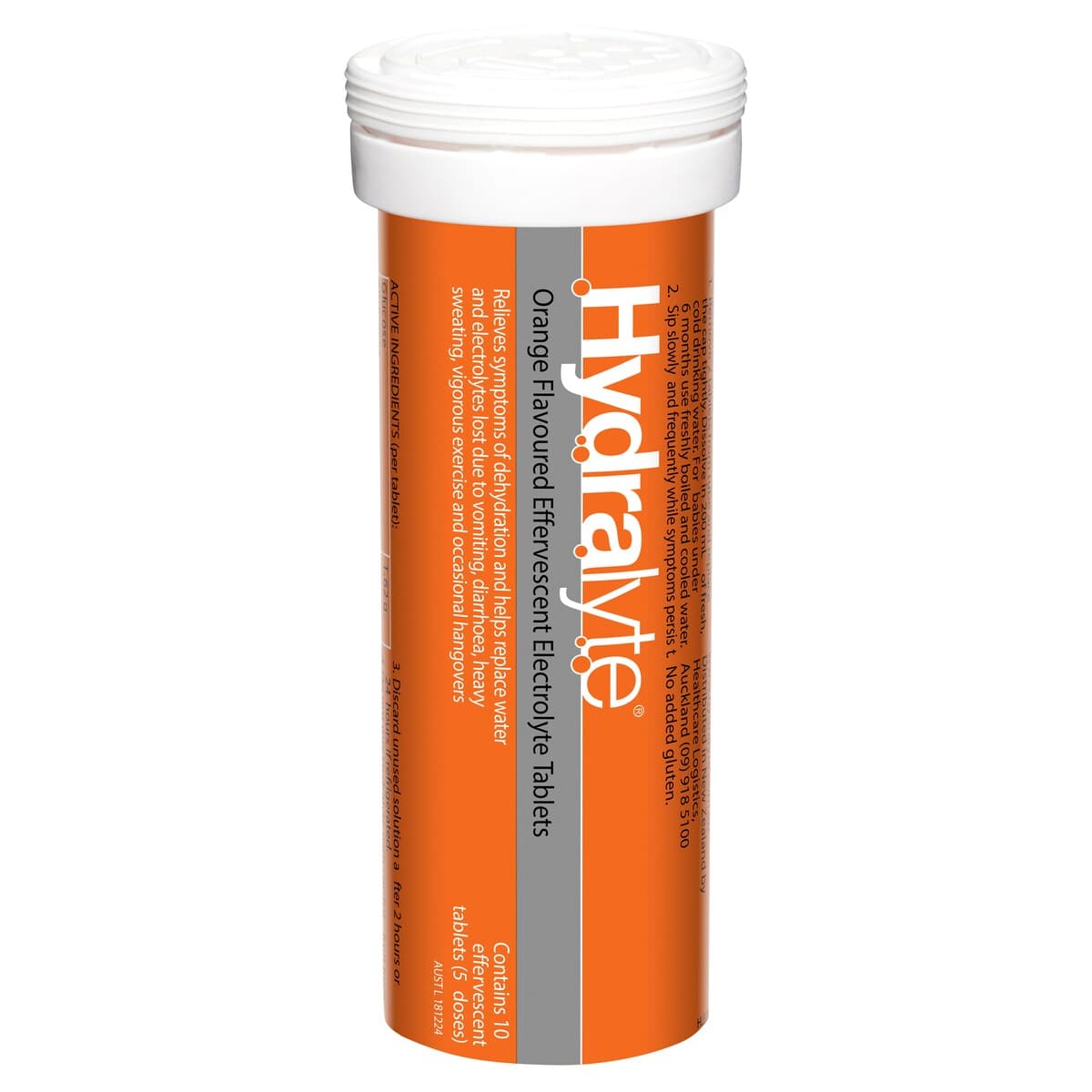 Thumbnail Hydralyte Effervescent Electrolyte Tablets Orange 10 Pack