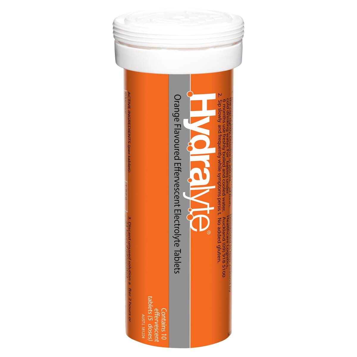 Thumbnail Hydralyte Effervescent Electrolyte Tablets Orange 10 Pack