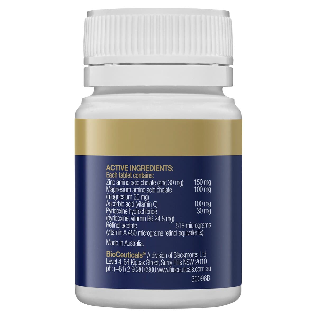 Thumbnail Bioceuticals Zinc Sustain 60 Tablets