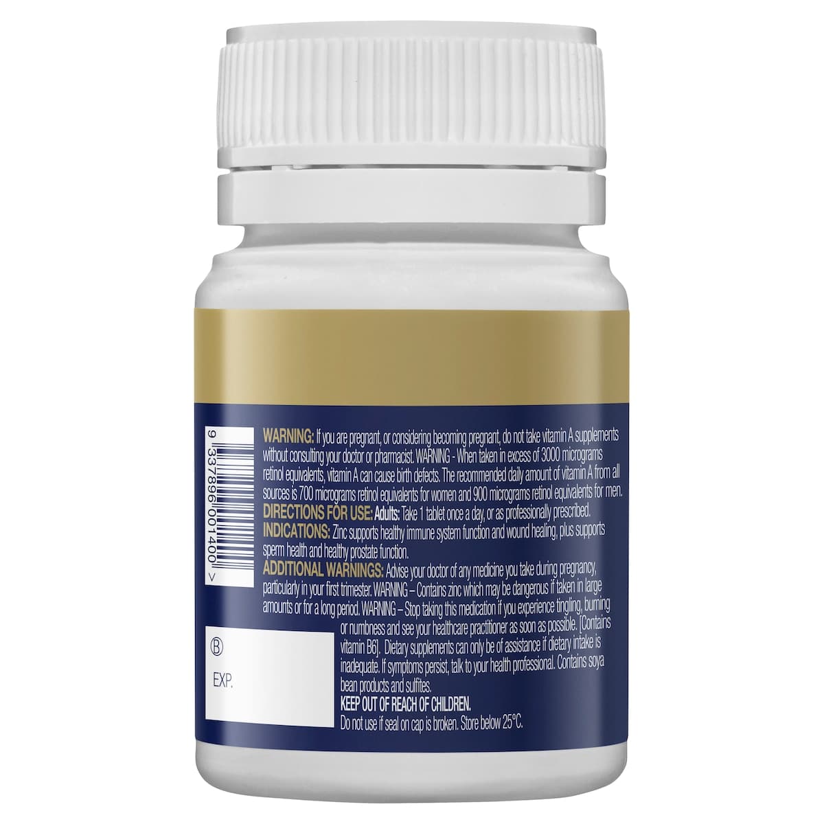 Thumbnail Bioceuticals Zinc Sustain 60 Tablets