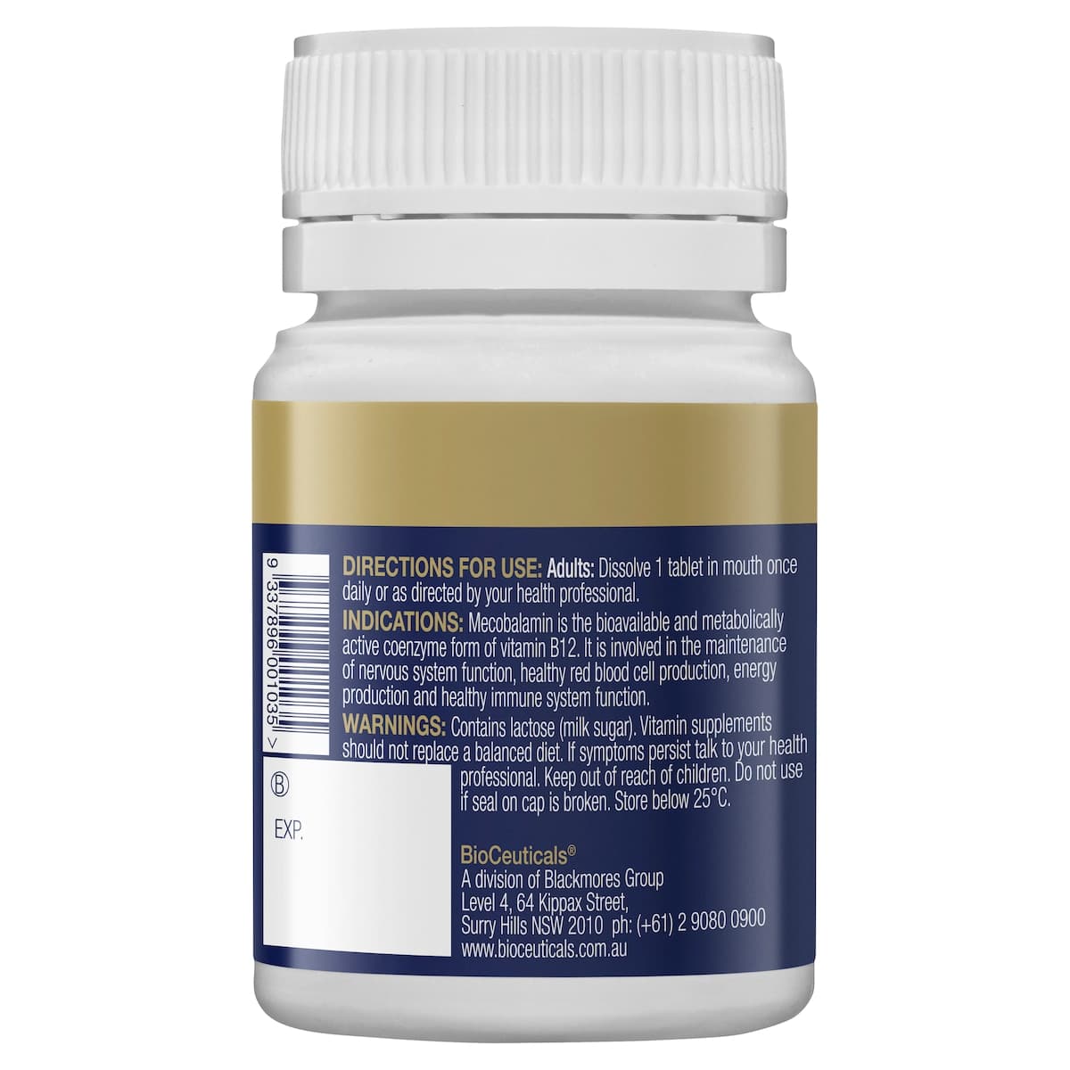 Thumbnail Bioceuticals Methyl B12 Chewable 60 Tablets