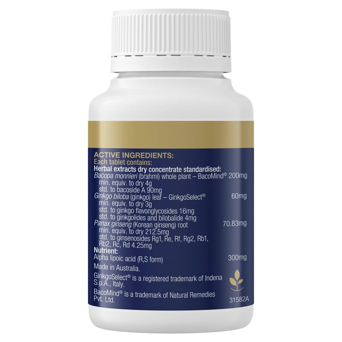 Thumbnail Bioceuticals Cognition Support 60 Tablets