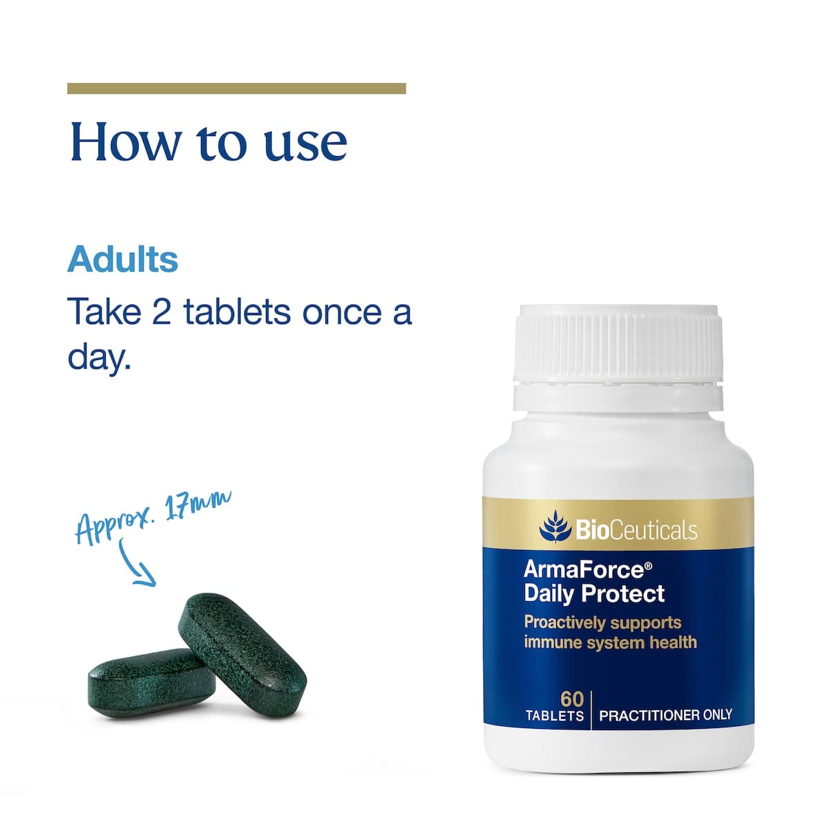 Thumbnail Bioceuticals Armaforce Daily Protect 60 Tablets