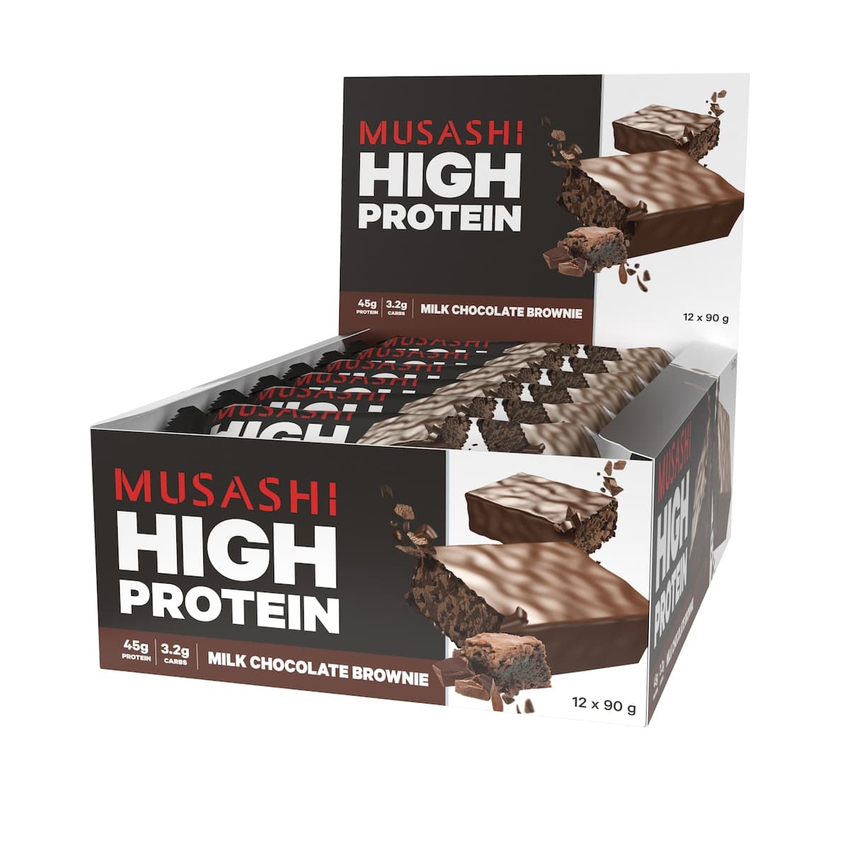 Thumbnail Musashi High Protein Bar Milk Chocolate Brownie 90G