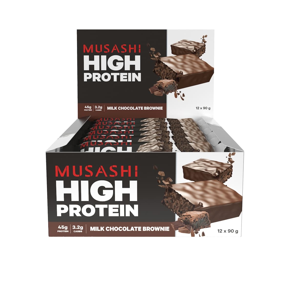 Thumbnail Musashi High Protein Bar Milk Chocolate Brownie 90G