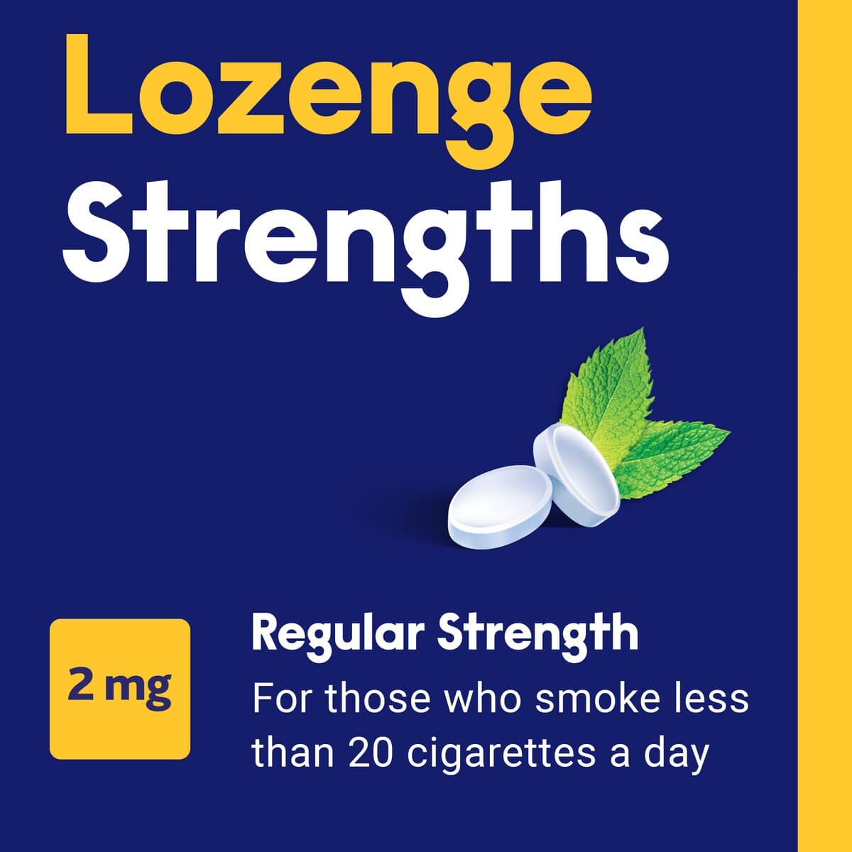 Thumbnail Nicabate Quit Smoking Mini Lozenges Mint 2Mg - 20 Pack