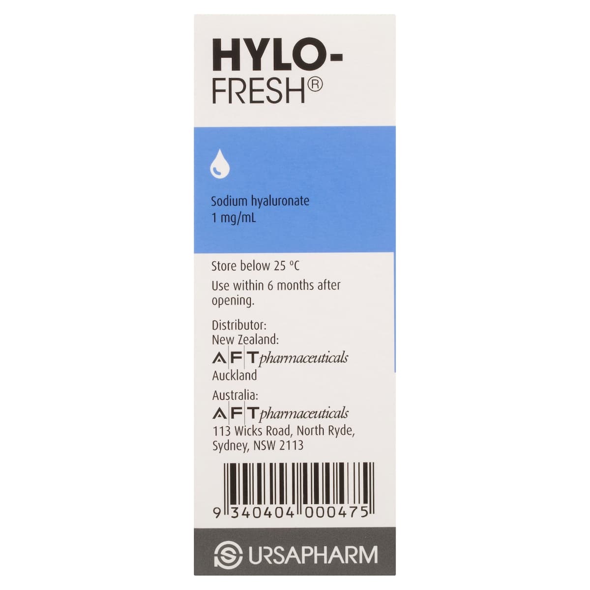 Thumbnail Hylo Fresh Lubricating Eye Drops Preservative Free 1Mg 10Ml