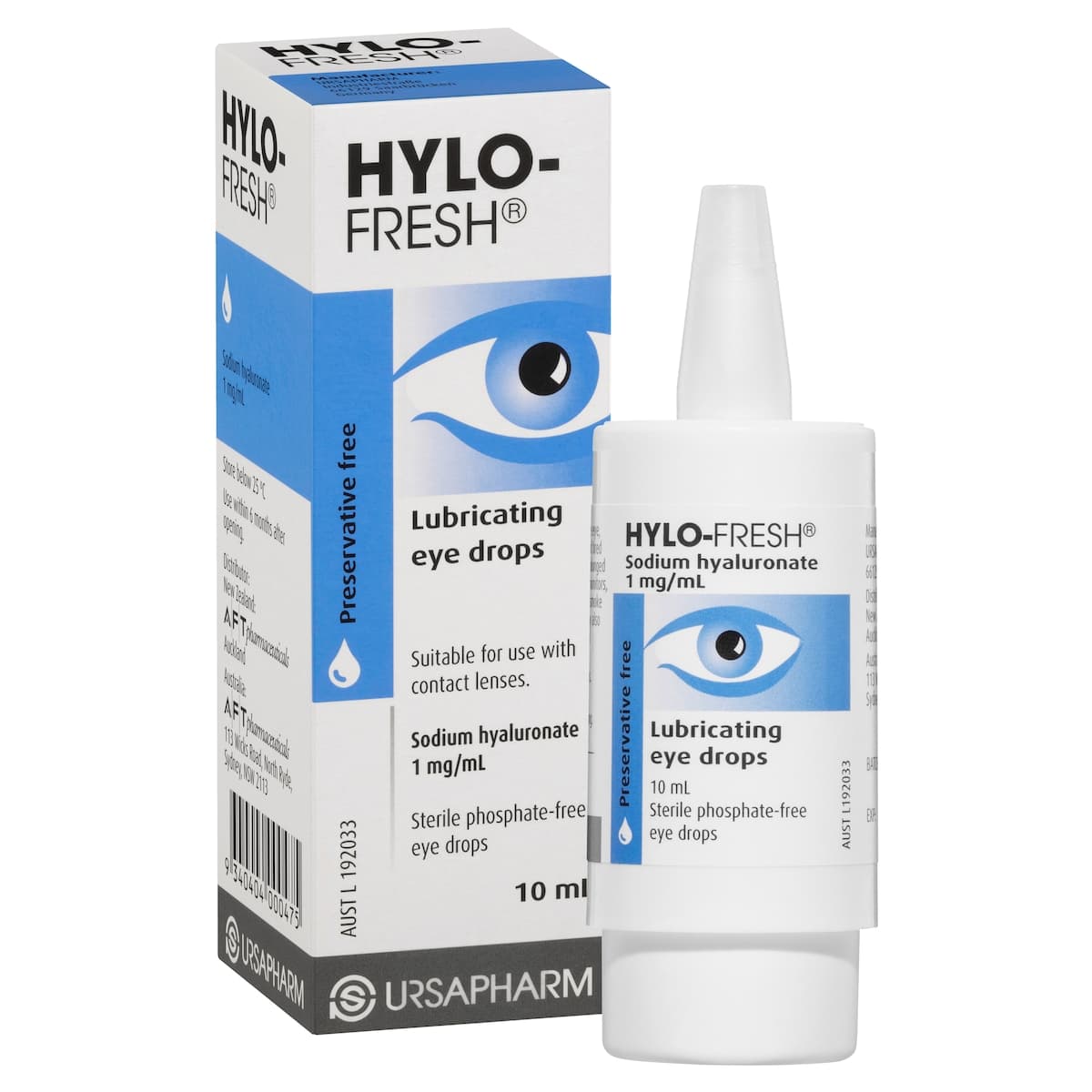 Thumbnail Hylo Fresh Lubricating Eye Drops Preservative Free 1Mg 10Ml