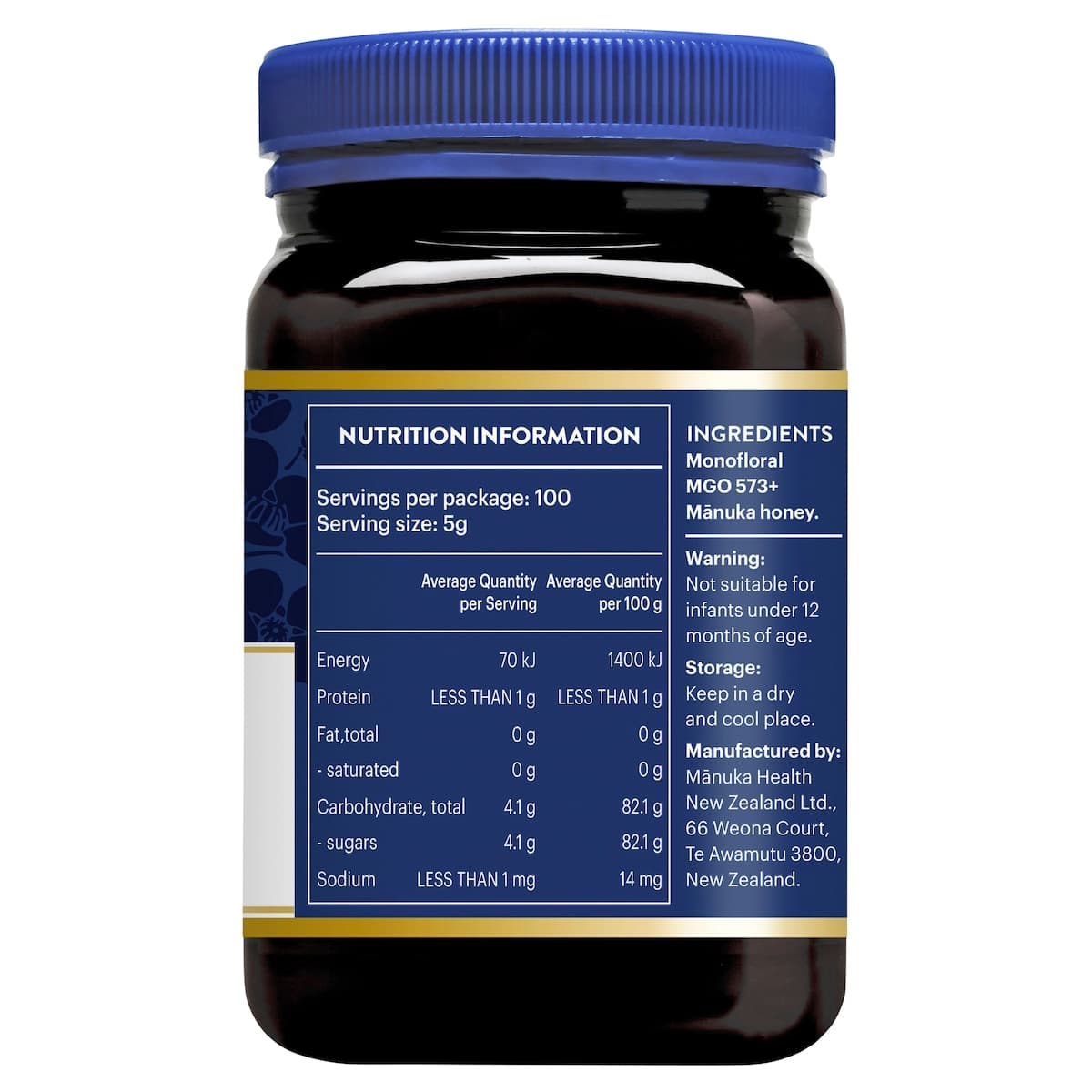 Thumbnail Manuka Health Mgo 573+ Umf 16 Manuka Honey 500G