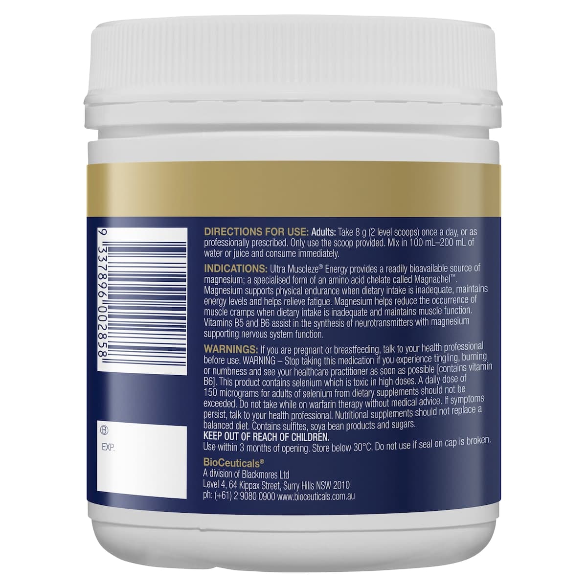 Thumbnail Bioceuticals Ultra Muscleze Energy 240G