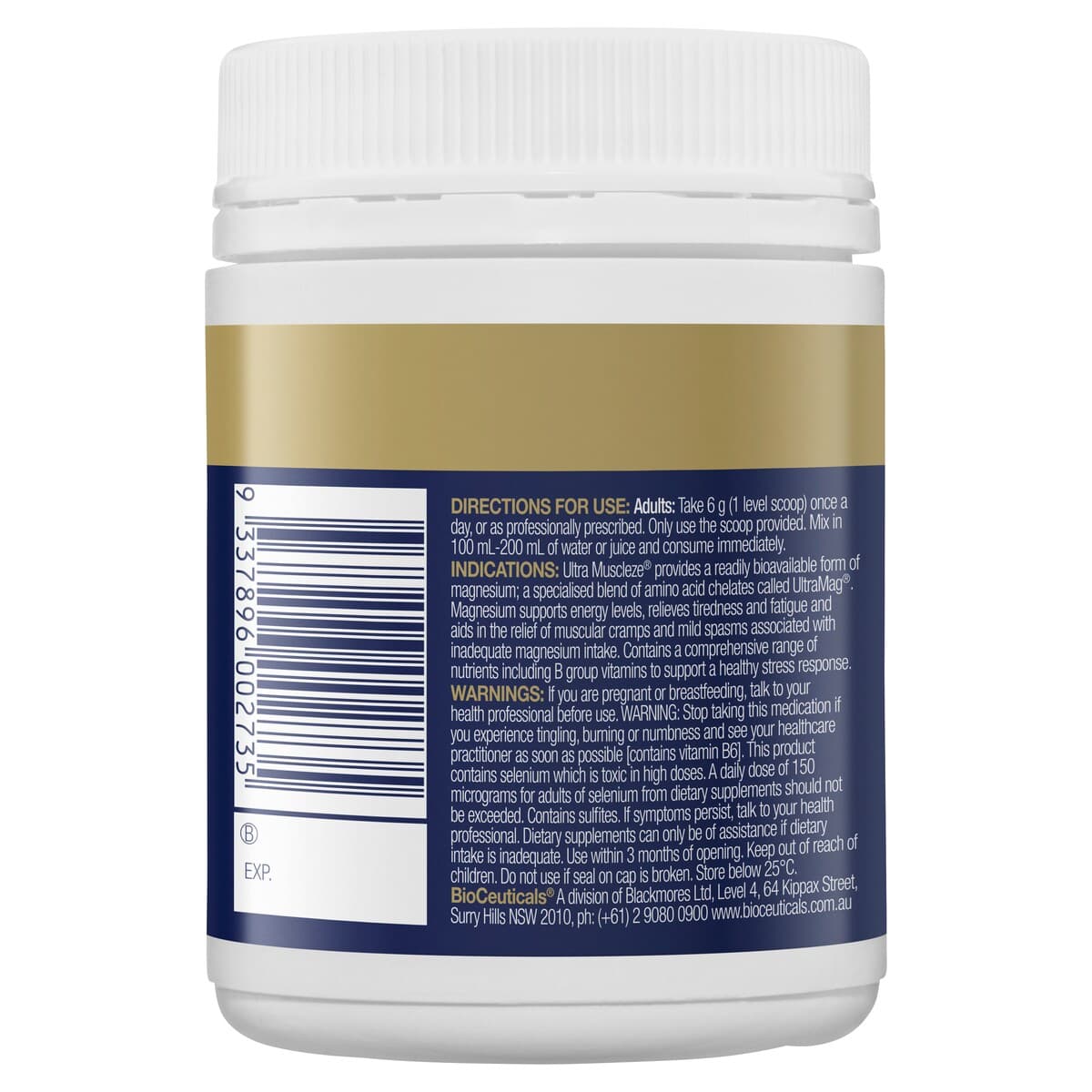 Thumbnail Bioceuticals Ultra Muscleze 180G