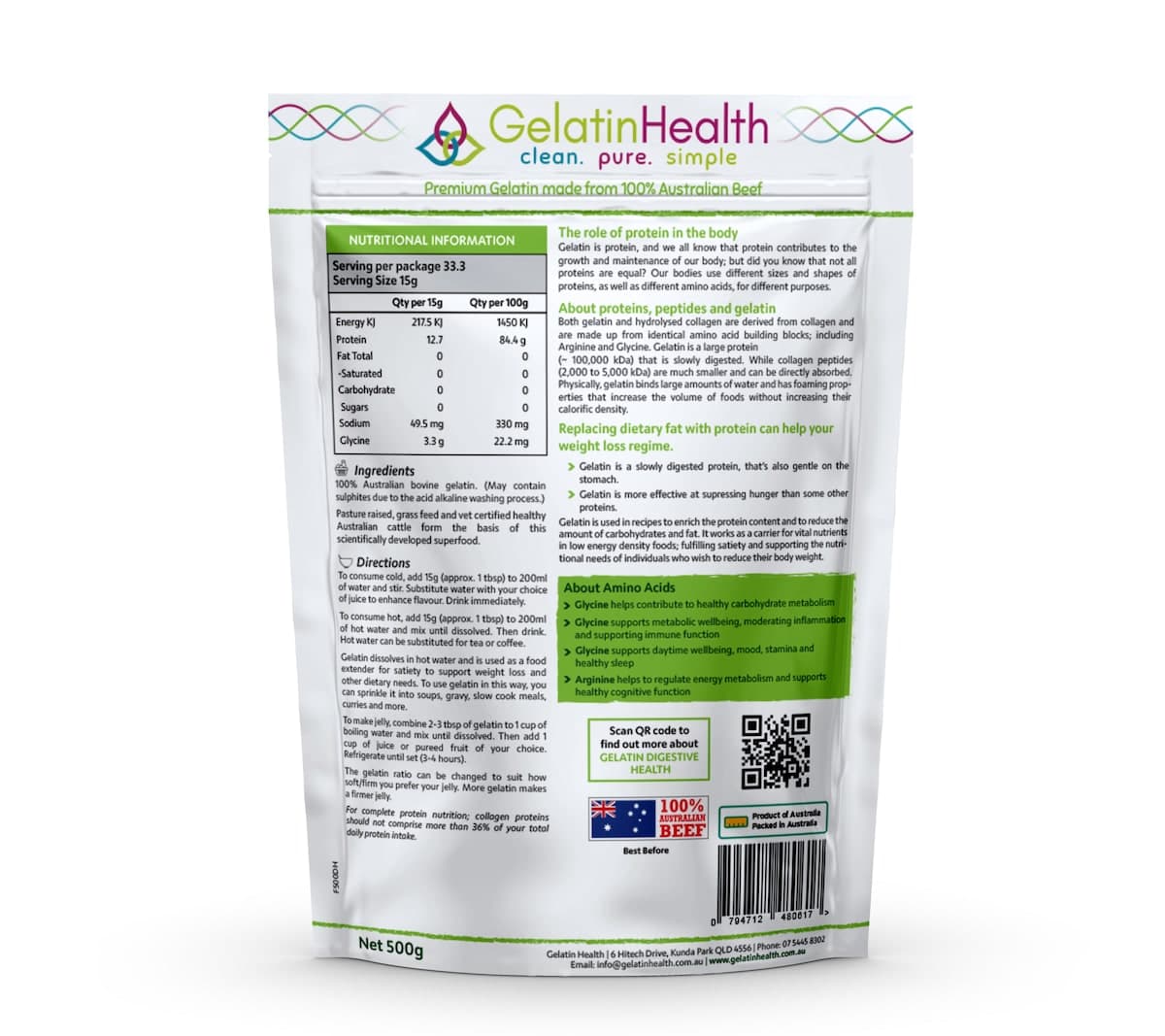 Thumbnail Gelatin Health Gelatin - Food Grade 1Kg