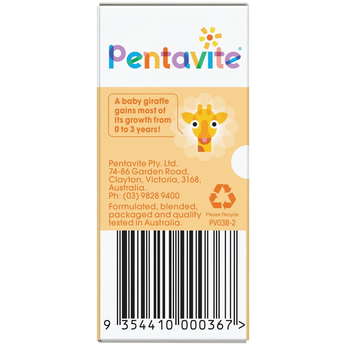 Thumbnail Pentavite Multivitamin Infant Liquid Tropical Flavour 30Ml