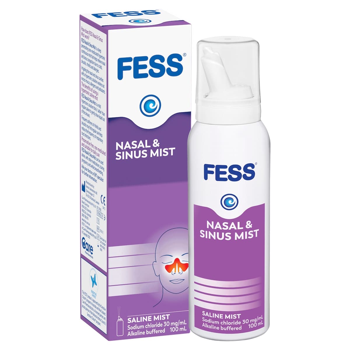 Thumbnail Fess Nasal & Sinus Mist Congestion Relief 100Ml