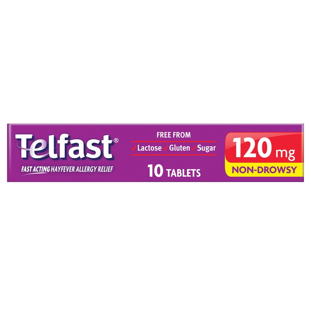 Thumbnail Telfast Allergy & Hayfever Relief 120Mg 10 Tablets