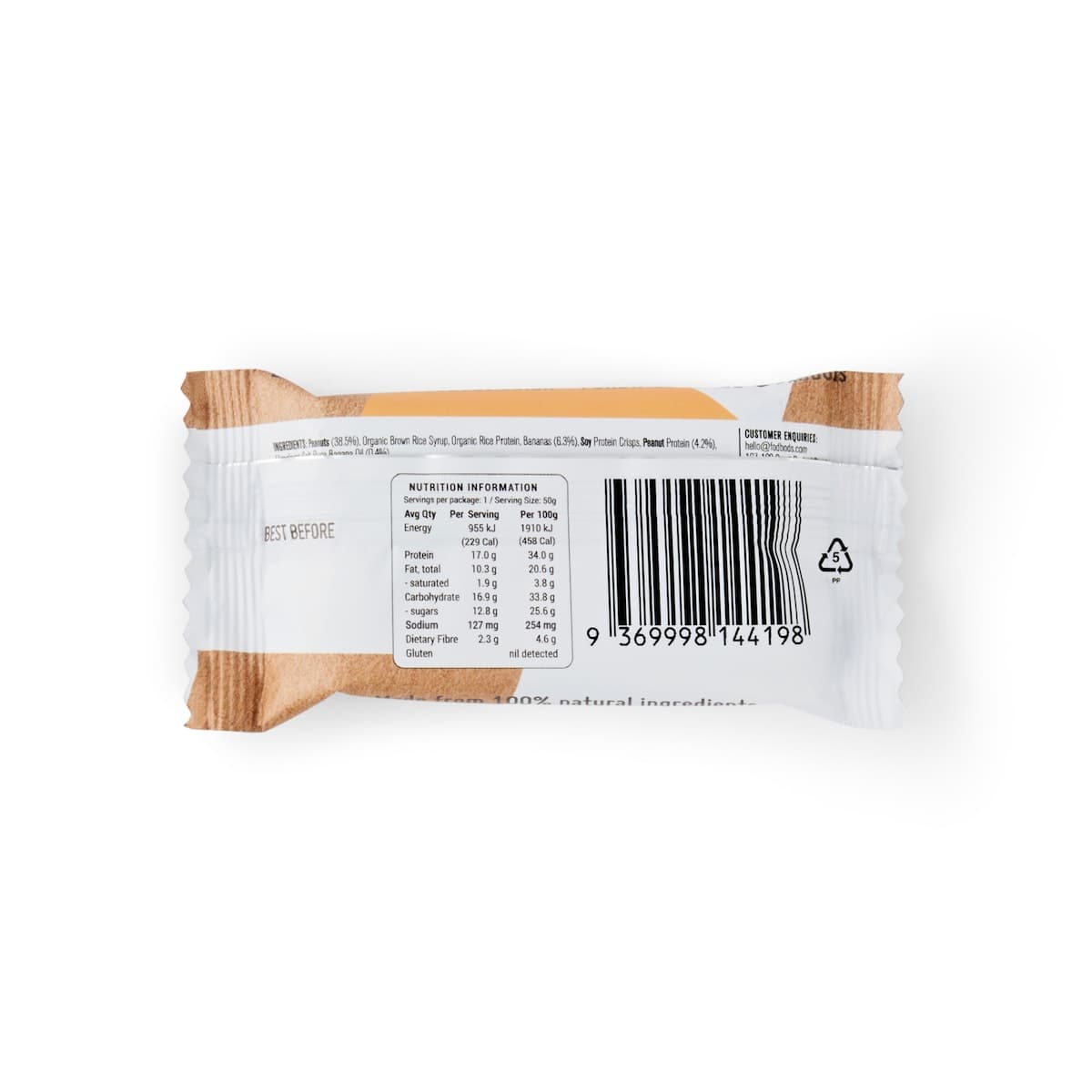 Thumbnail Fodbods Banana & Peanut Butter Bar 50G