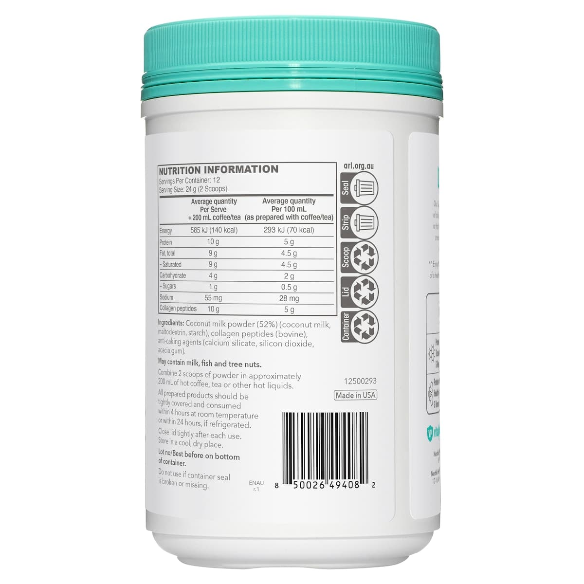 Thumbnail Vital Proteins Collagen Creamer Coconut 293G