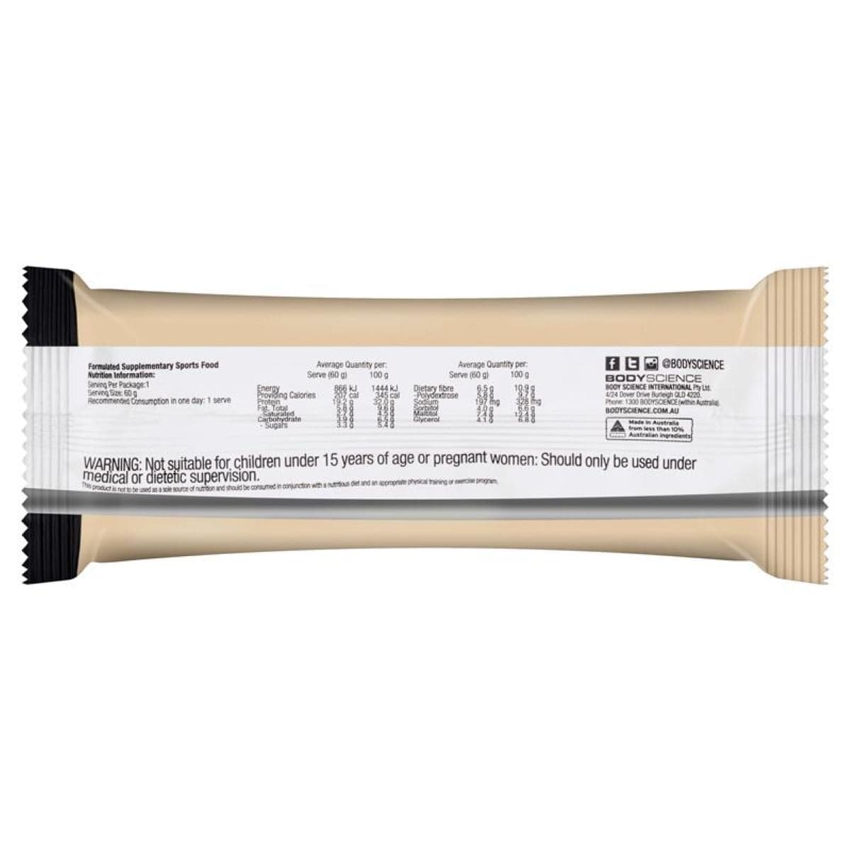 Thumbnail Bsc Body Science High Protein Low Carb Bar Cookie Dough 12 X 60G