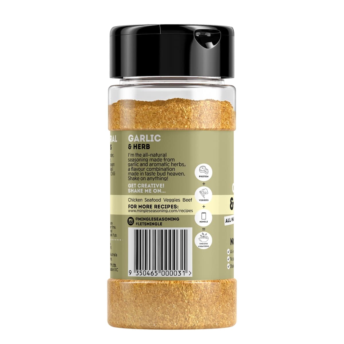 Thumbnail Mingle Seasoning Garlic & Herb 120G