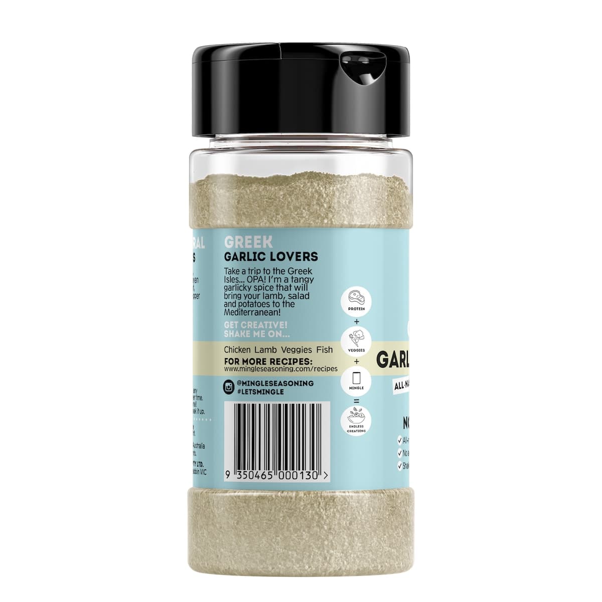 Thumbnail Mingle Seasoning Greek Garlic Lovers 120G