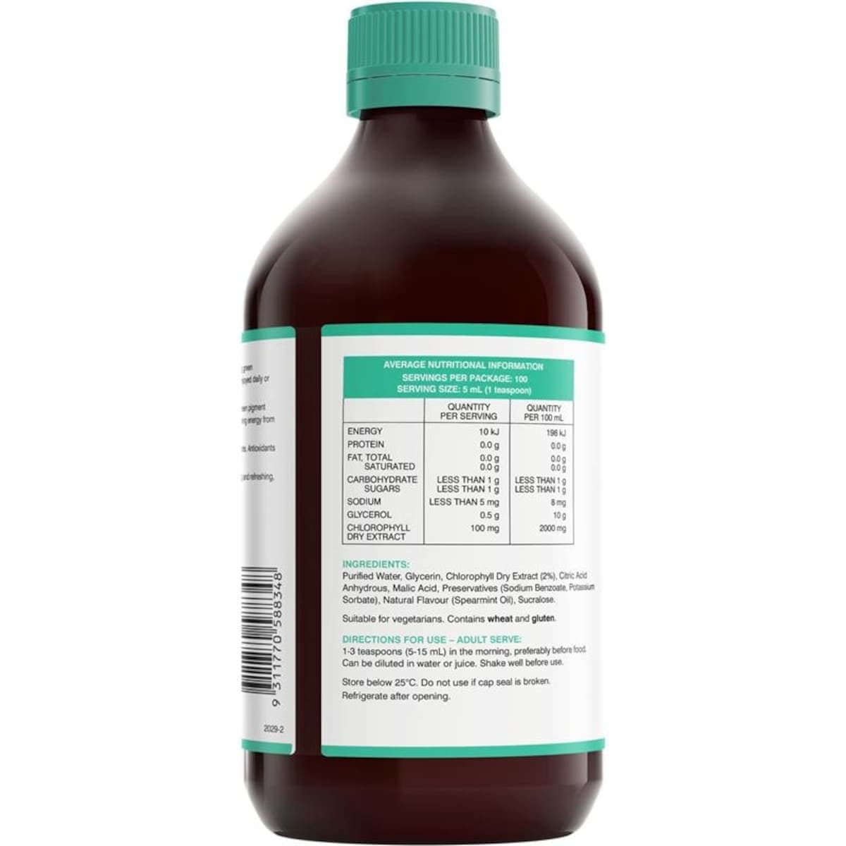 Thumbnail Swisse Chlorophyll Spearmint Flavour Superfood Liquid 500Ml