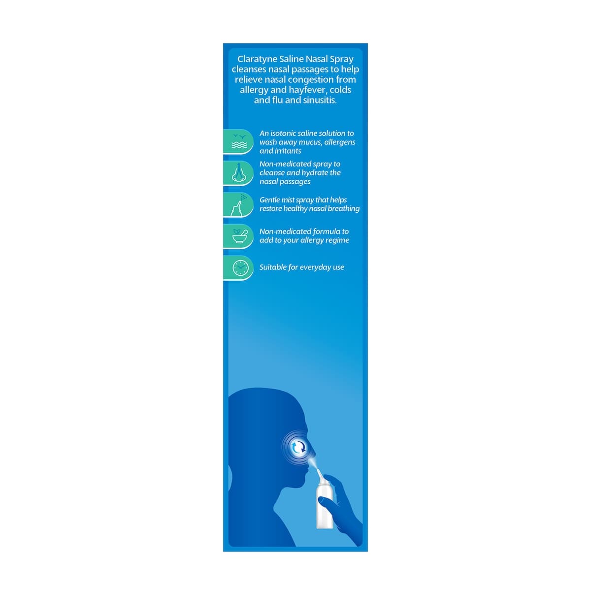 Thumbnail Claratyne Saline Nasal Spray 100Ml