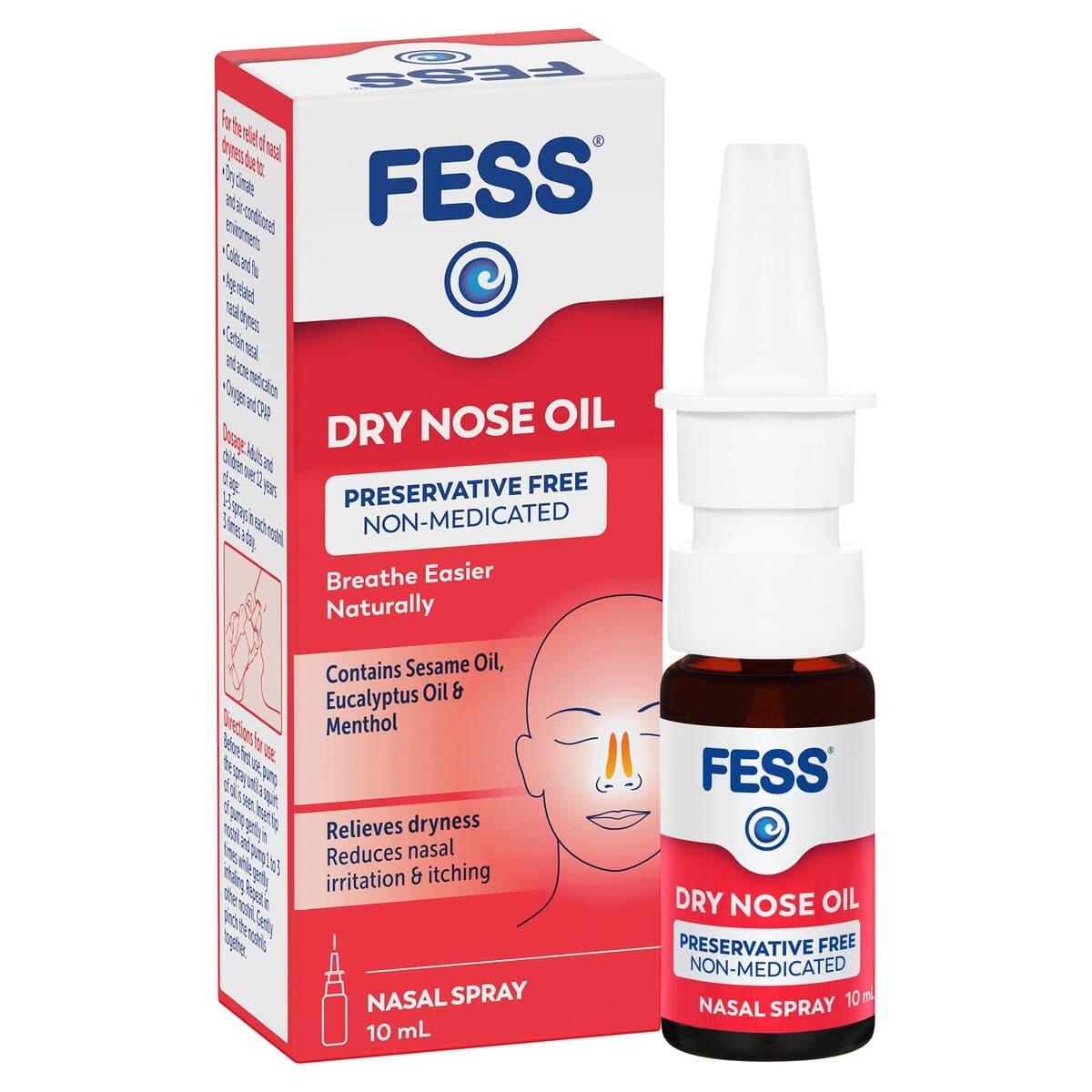 Thumbnail Fess Dry Nose Oil Nasal Spray 10Ml