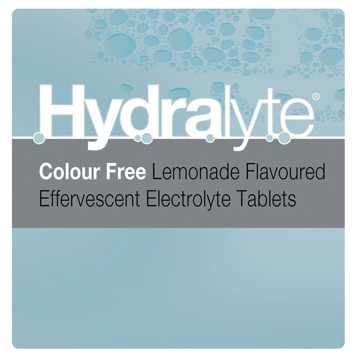 Thumbnail Hydralyte Effervescent Electrolyte Tablets Colour Free Lemonade 20 Pack