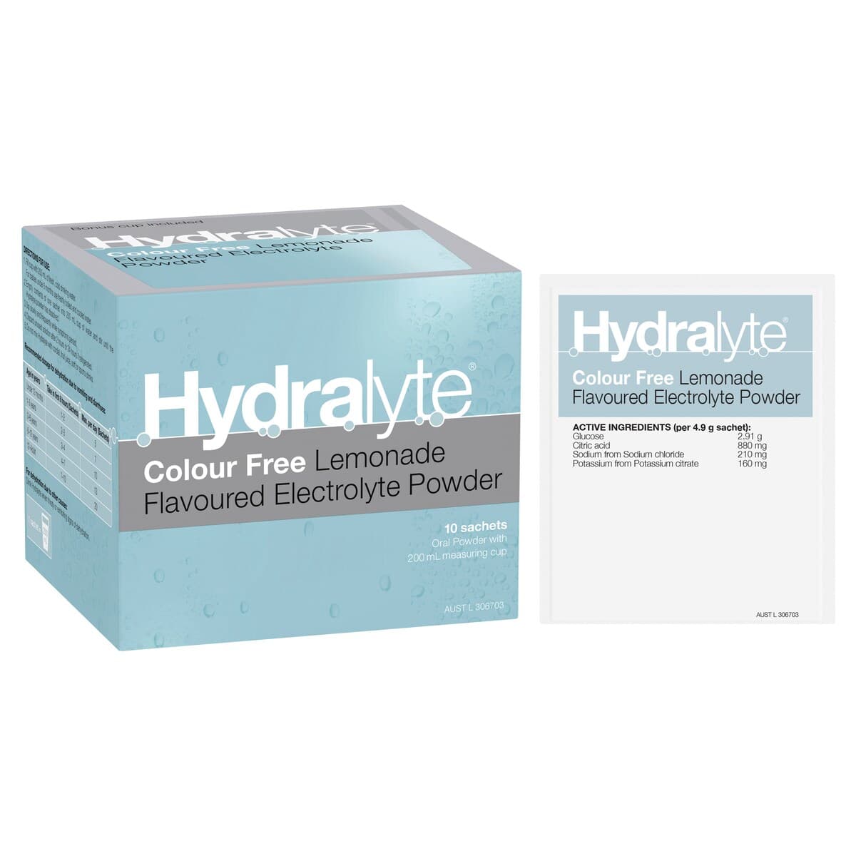 Thumbnail Hydralyte Electrolyte Powder Lemonade 10 Sachets