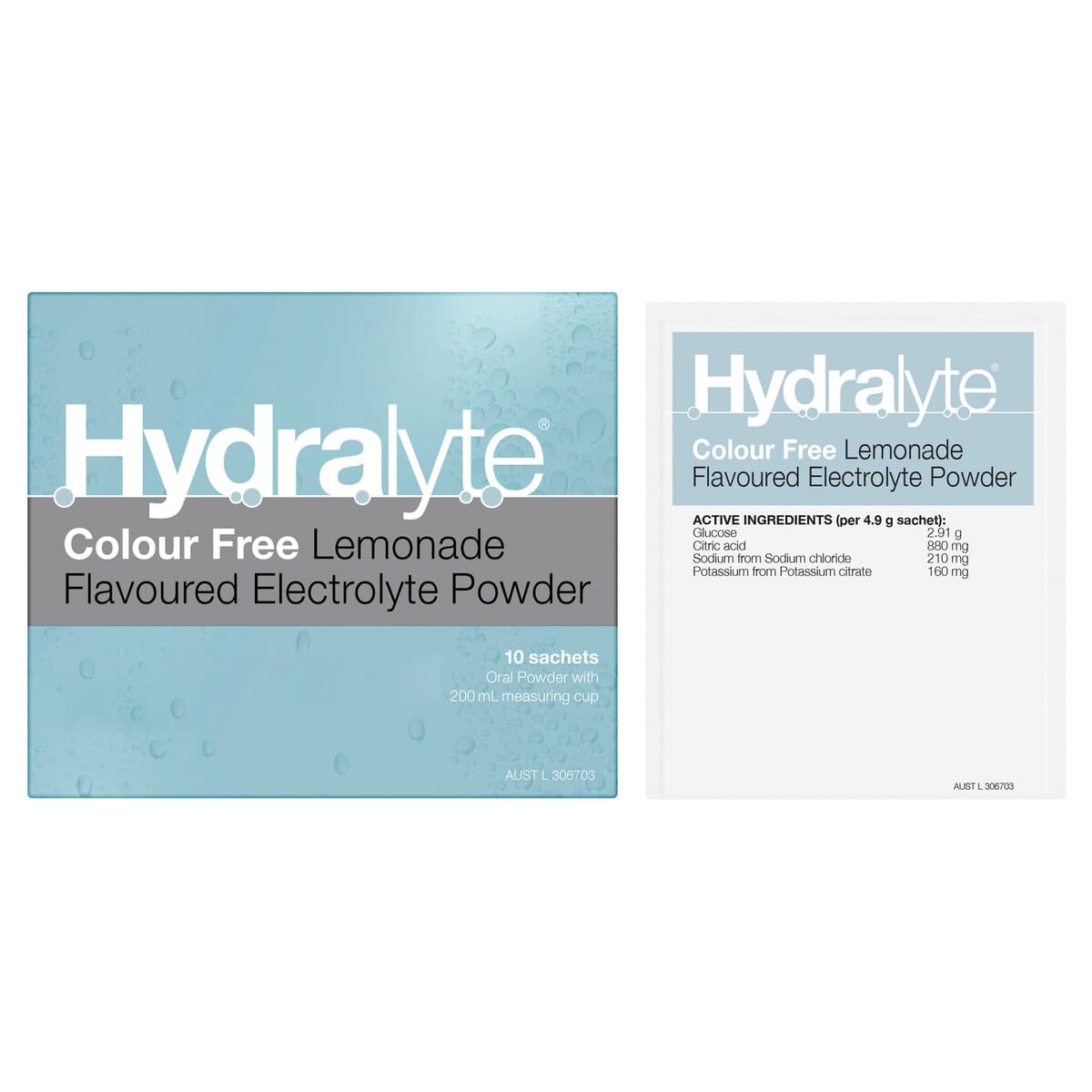 Thumbnail Hydralyte Electrolyte Powder Lemonade 10 Sachets