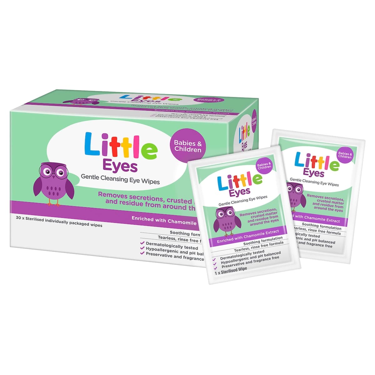 Thumbnail Little Eyes Gentle Cleansing Wipe 30 Wipes