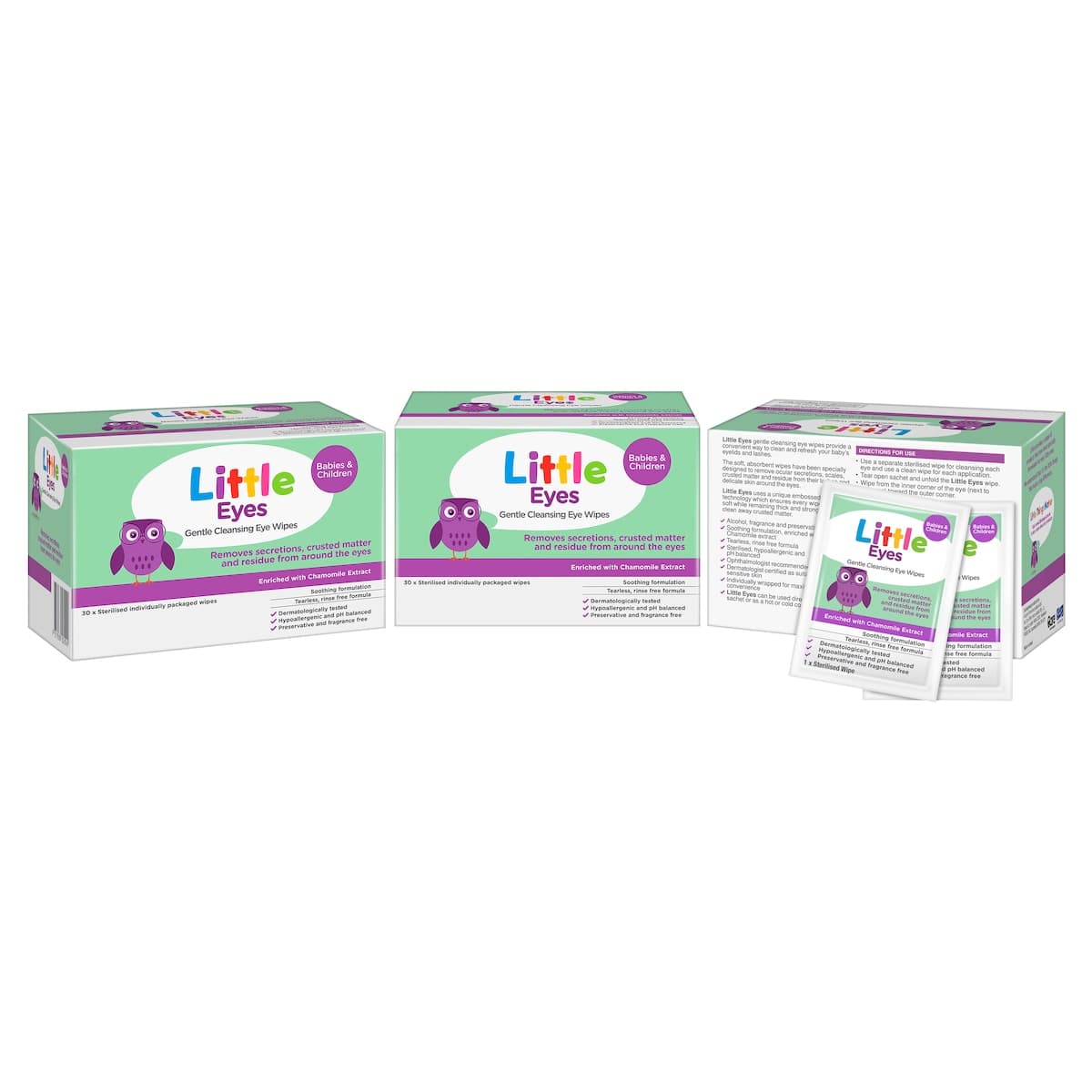 Thumbnail Little Eyes Gentle Cleansing Wipe 30 Wipes