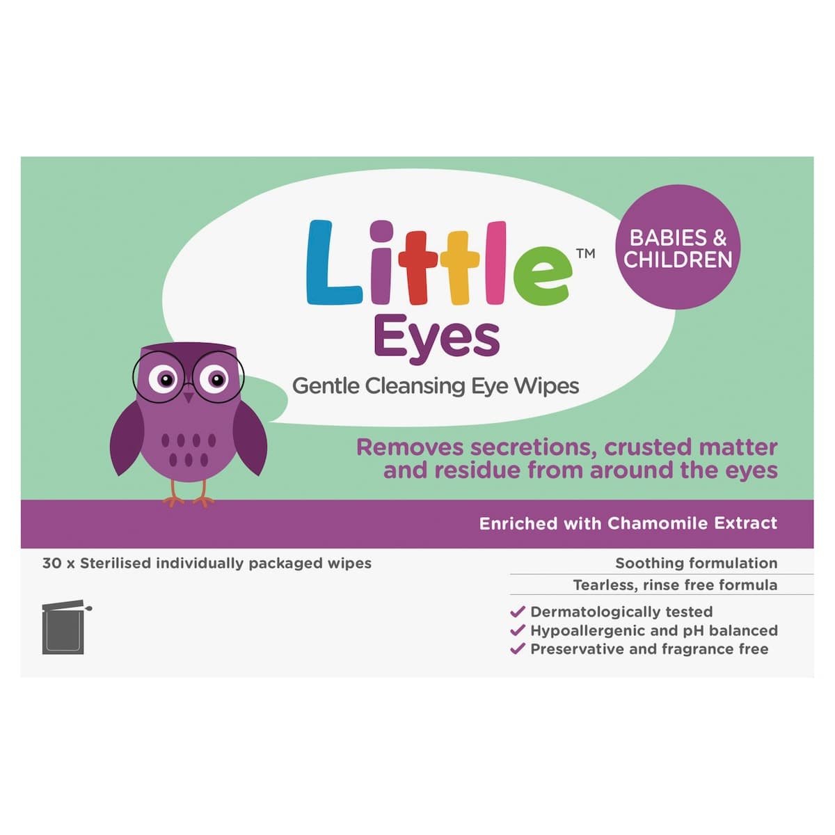 Thumbnail Little Eyes Gentle Cleansing Wipe 30 Wipes