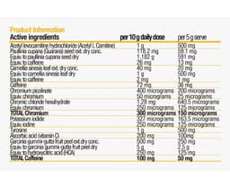 Bsc Body Science Hydroxyburn Shred Blue Lemonade 300G