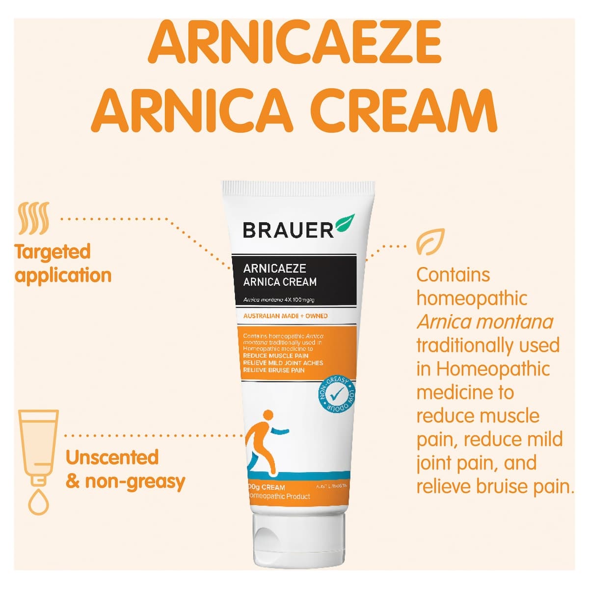 Thumbnail Brauer Arnicaeze Arnica Cream 100G