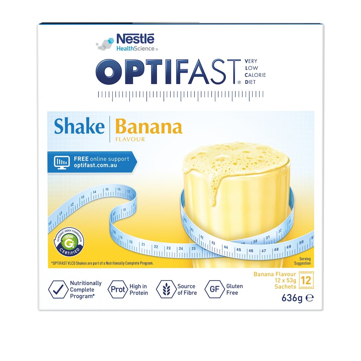 Thumbnail Optifast Vlcd Shake Banana 12 Serves