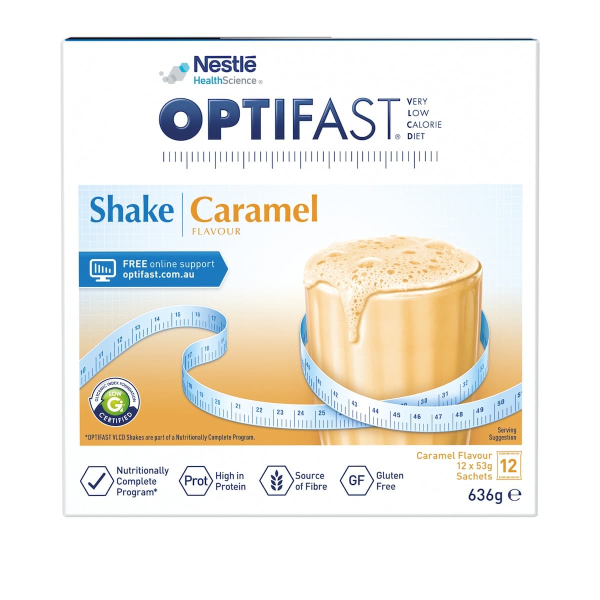 Thumbnail Optifast Vlcd Shake Caramel 12 Serves