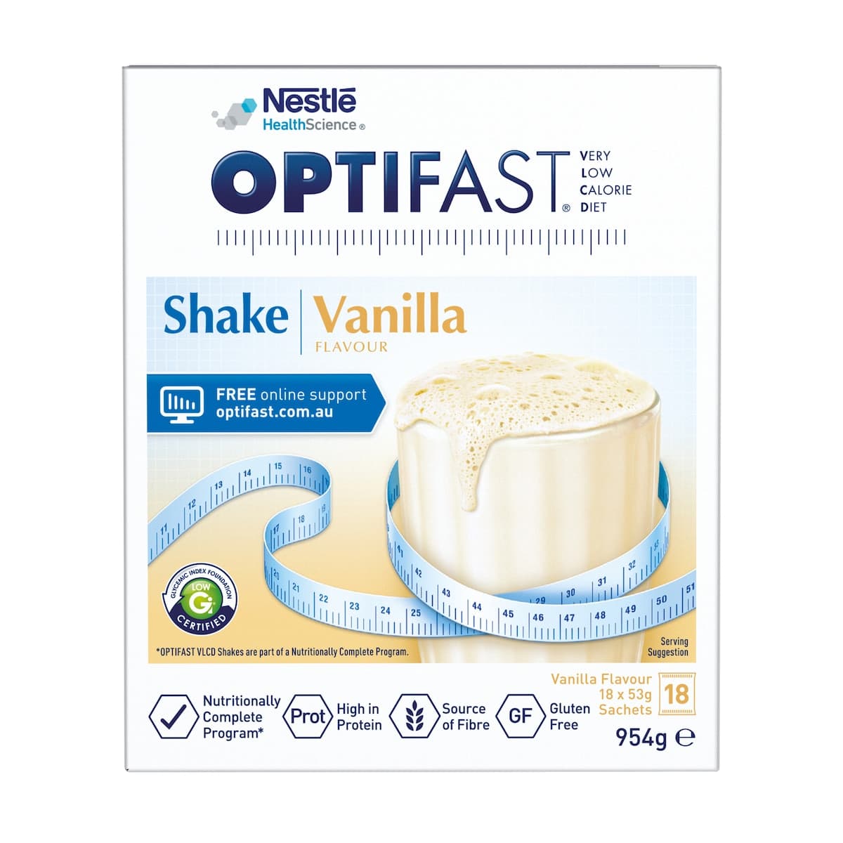 Thumbnail Optifast Vlcd Shake Vanilla 18 Serves