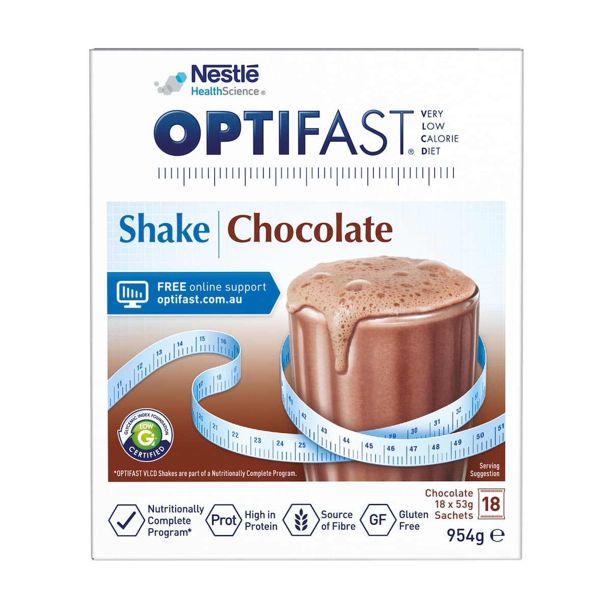 Thumbnail Optifast Vlcd Shake Chocolate 18 Serves