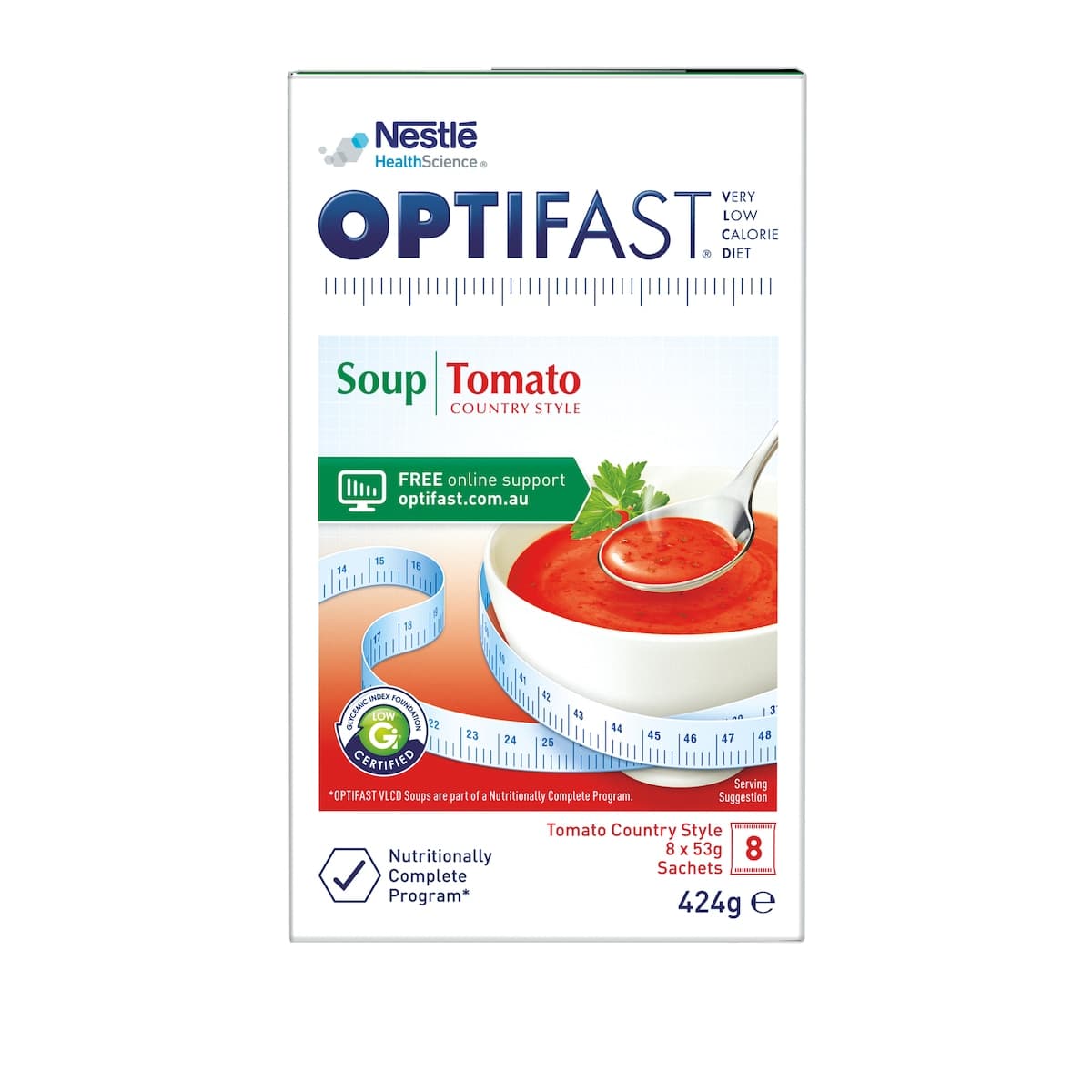 Thumbnail Optifast Vlcd Soup Tomato 8 Serves