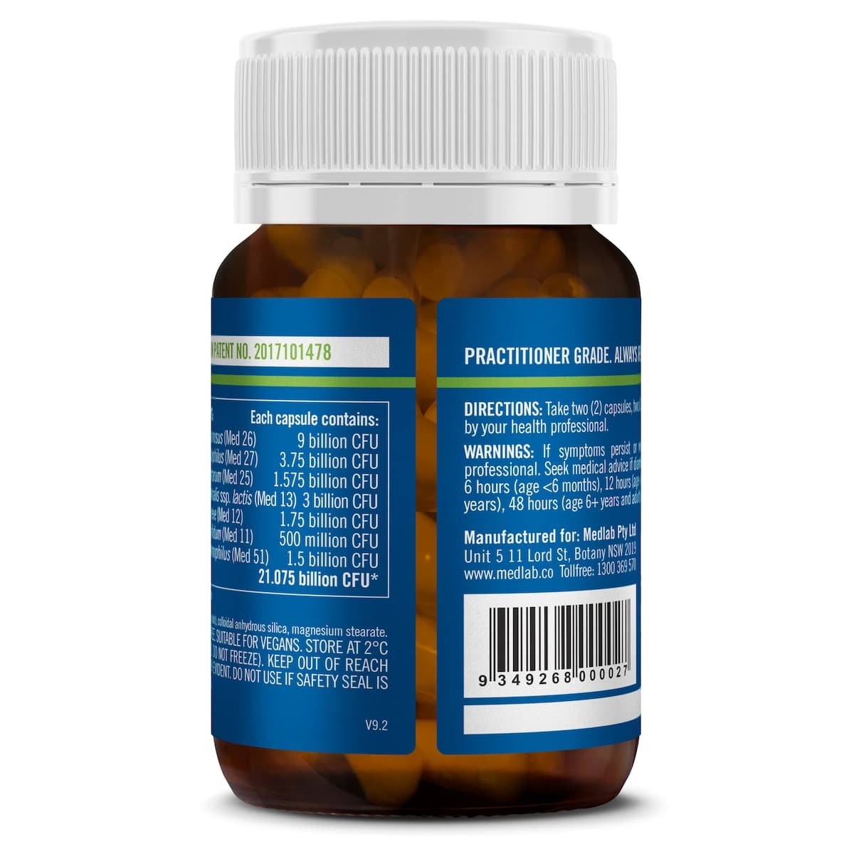 Thumbnail Medlab Multibiotic Multi-Strain Probiotic 30 Capsules