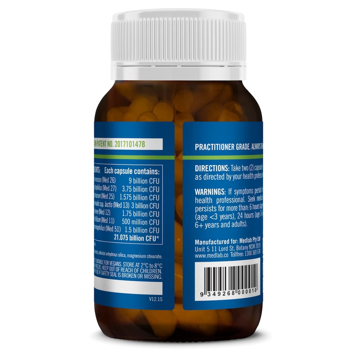 Thumbnail Medlab Multibiotic Multi-Strain Probiotic 60 Capsules