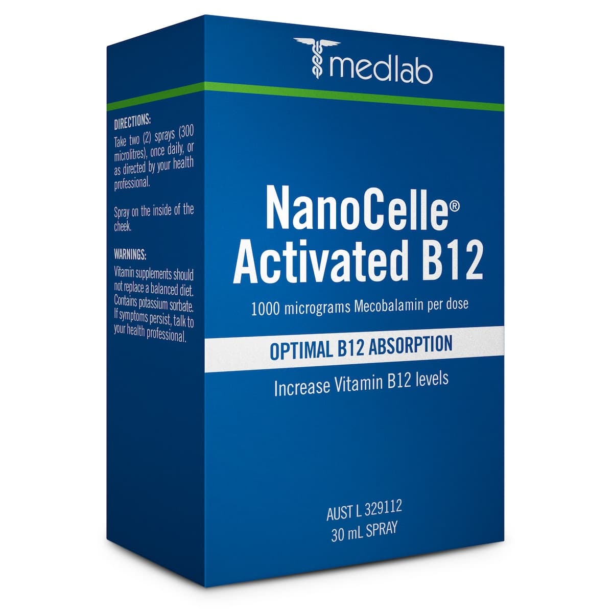 Thumbnail Medlab Nanocelle Activated B12 30Ml