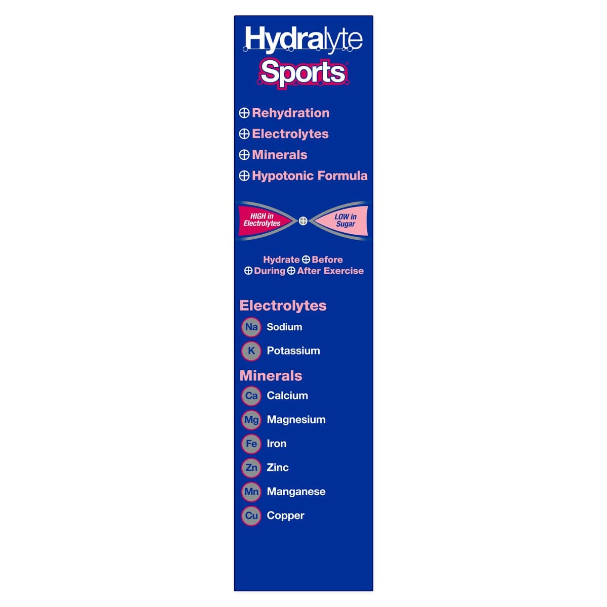 Thumbnail Hydralyte Sports Effervescent Electrolyte Tablets Berry 20 Pack