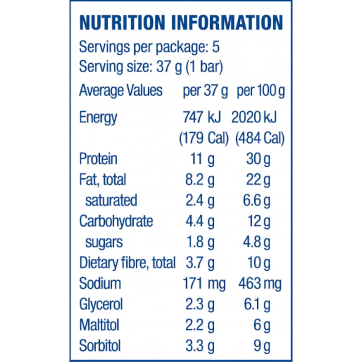 Thumbnail Atkins Day Break Cappuccino Bars 5 X 37G